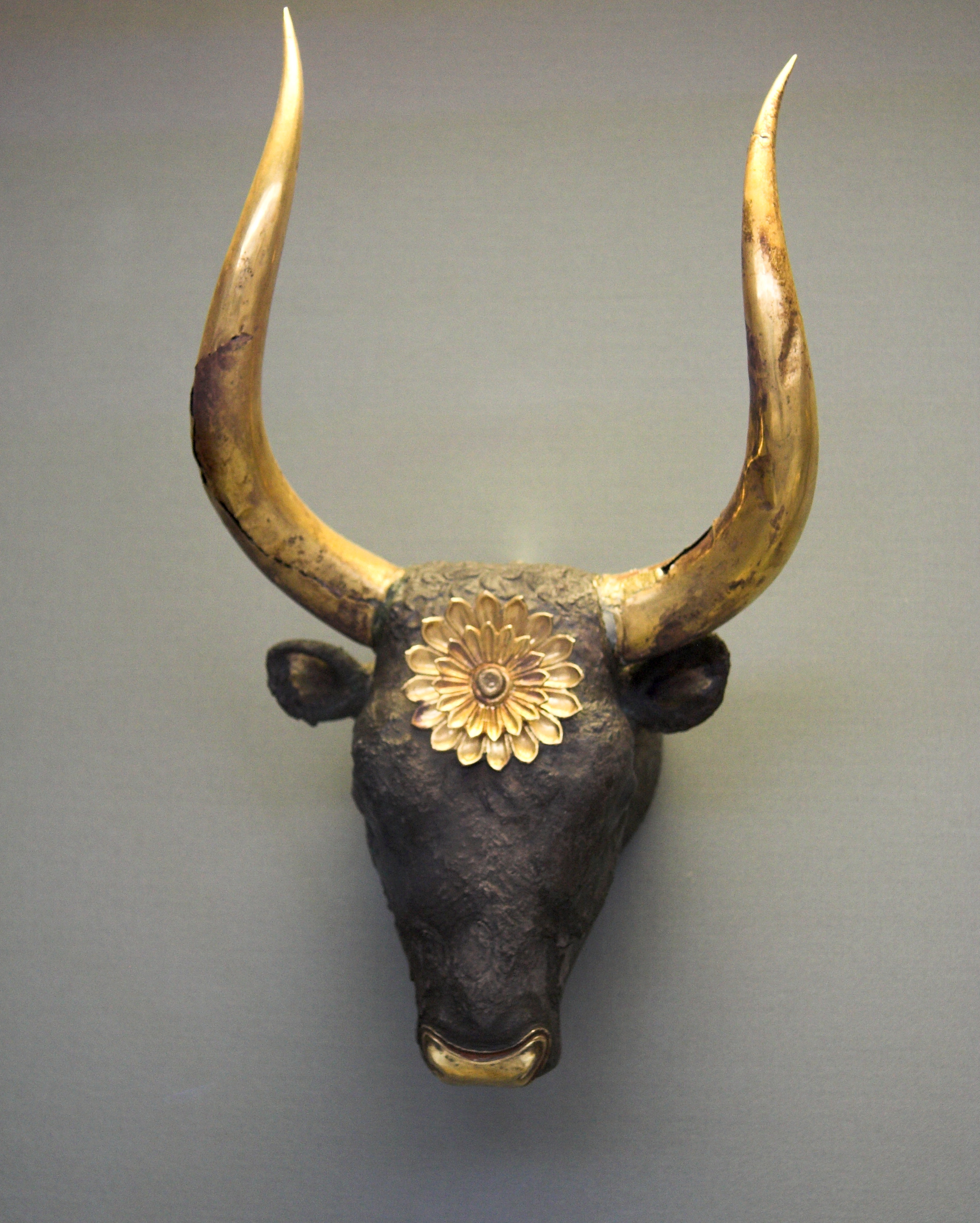 102. Bulls Head Mycenae